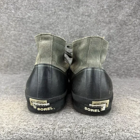 ✅Men’s 14 Sorel Grit Sneaker Chukka Alpine Tundra Sneaker Black Grey Waterproof - Picture 8 of 9